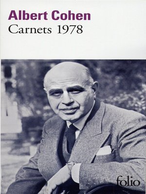 cover image of Carnets 1978